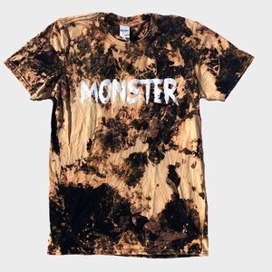 iimvclothing Monster acid burned tie-dye t-shirt size XL
